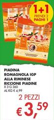 Riccione Piadine - Piadina Romagnola IGP Alla Riminese