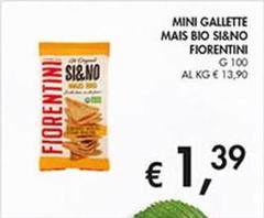 Fiorentini - Mini Gallette Mais Bio Si&No