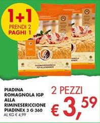 Piadina romagnola - Piadina Romagnola IGP Alla Rimineseriezione Piadinex