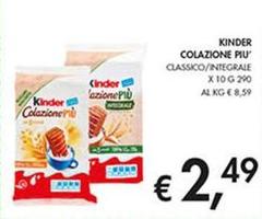 Kinder - Colazione Piu'