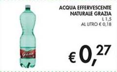 Grazia - Acqua Effervescente Naturale