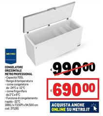 Congelatore Orziontable