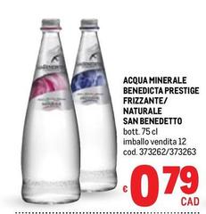 San Benedetto - Acqua Minerale Benedicta Prestige Frizzante/Naturale