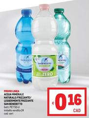 San Benedetto - Acqua Minerale Naturale/frizzante/Legermente Frizzante