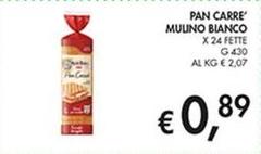 Mulino Bianco - Pan Carre'
