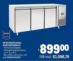 Intervallo - Metro Professional Banco Refrigerato