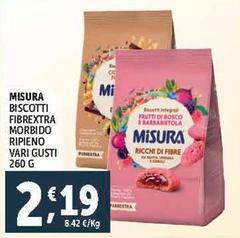 Misura - Biscotti Fibrextra Morbido Ripieno