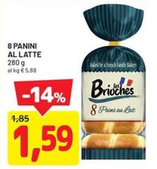 8 Panini Al Latte