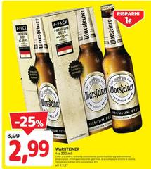 Warsteiner - 4x 330ml