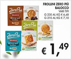 Balocco - Frollini Zero Più