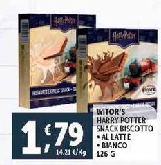 Witor's - Harry Potter Snack Biscotto Al Latte