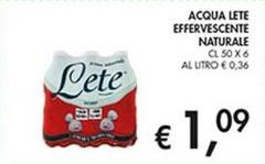 Lete - Acqua  Effervescente Naturale