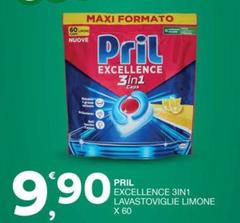 Pril - Excellence 3in-1 Lavastoviglie Limone