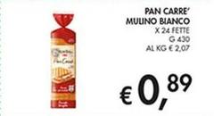 Mulino Bianco - Pan Carre'