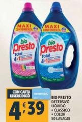 Bio Presto - Detersivo Liquido Classico