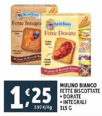 Mulino Bianco - Fette Biscottate Dorate