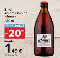 Ichnusa - Birra Ambra Limpida
