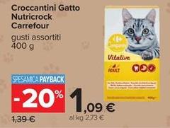 Selection carrefour - Croccantini Gatto Nutricrock