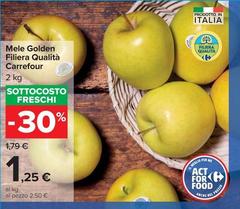 Selection carrefour - Mele Golden Filiera Qualità