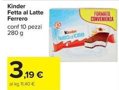 Ferrero - Kinder Fetta Al Latte