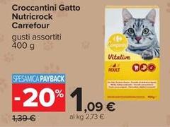 Selection carrefour - Croccantini Gatto Nutricrock
