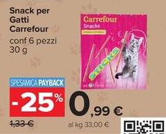 Selection carrefour - Snack Per Gatti