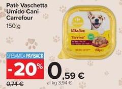 Selection carrefour - Patè Vaschetta Umido Cani