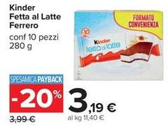 Ferrero - Kinder Fetta Al Latte