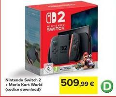 Nintendo - Switch 2 + Mario Kart World (codice Download)