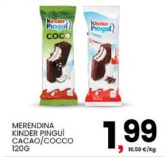 Ferrero - Merendina Kinder Pingui Cacao/Cocco