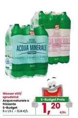 S budget - Acqua Naturale O Frizzante