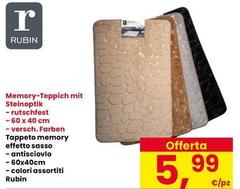 Rubino - Empishing Memory-teppich Kit