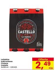 Castello - La Rubina La Birra Rossa Friulana