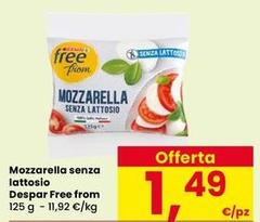 Despar - Mozzarella Senza Lattosio