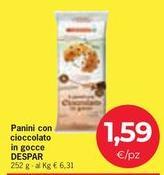 Despar - Panini Con Cioccolato In Gocce