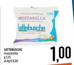 Lattebusche - Mozzarella
