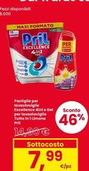 Maxi - Pastiglie Per Lavastoviglie Excellence 4 In O Gel Per Lavastoviglie Tutto In 1 Limone