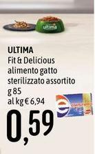 Ultima - Fit & Delicious Alimento Gatto Sterilizzato