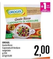 Orogel - Gusto Ricco Caponata Di Verdure Surgelata