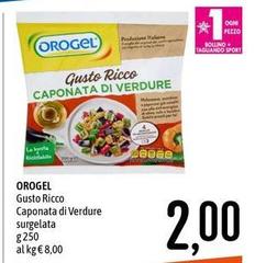 Orogel - Gusto Ricco Caponata Di Verdure Surgelata