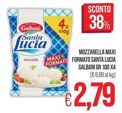 Galbani - Mozzarella Maxi Formato Santa Lucia