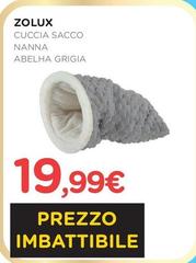 Zolux - Cuccia Sacco Nanna Abelha Grigia