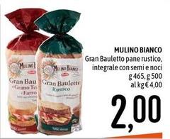 Mulino Bianco - Gran Bauletto Pane Rustico, Integrale Con Semi E Noci