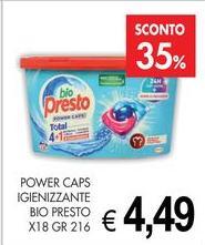 Bio - Power Caps Igienizzante  Presto