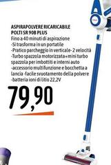 Polti - Aspirapolvere Ricaricabile 90b Plus