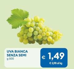 Uva Bianca Senza Semi