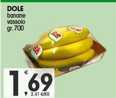 Dole - Banane Vassoio