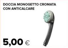 Doccia Monogetto Cromata Con Anticalcare