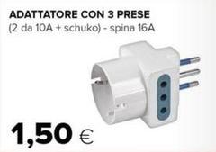 Spina - Adattatore Con 3 Prese