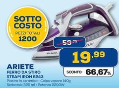Ariete - Ferro Da Stiro Steam Iron 6243